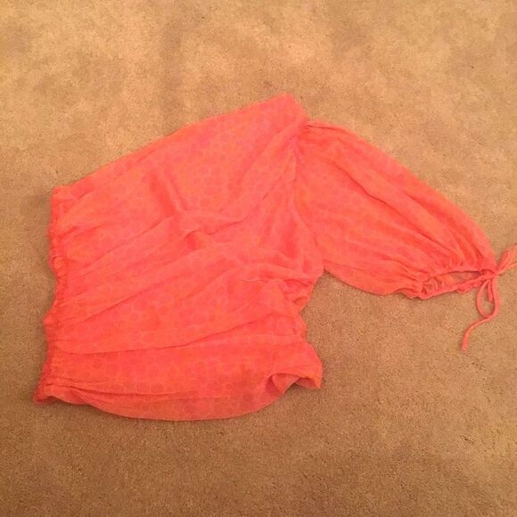 Amanda Uprichard Bubble Pink One-Shoulder Top - Picture 6 of 8